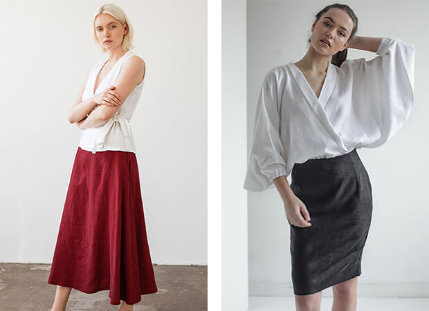 what-to-wear-with-linen-skirts